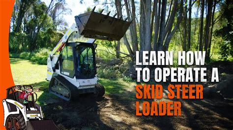 how to operate a skid steer machine|driving a skid steer loader.